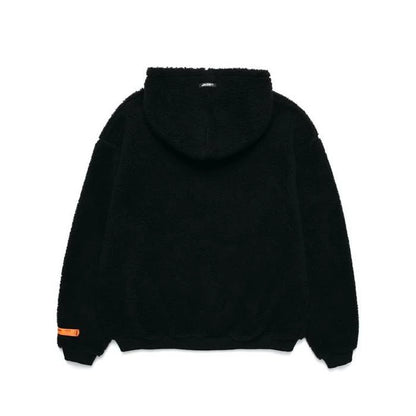 POCKET SHERPA HOOD JACKET / BLACK