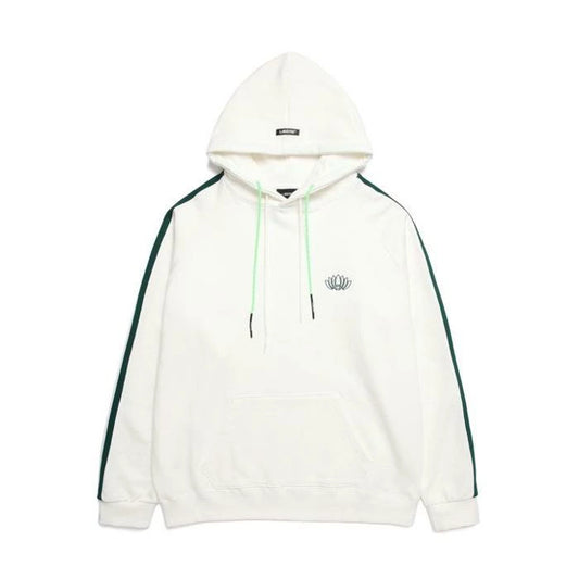 TAPE GYM SWEAT HOODIE / WHITE