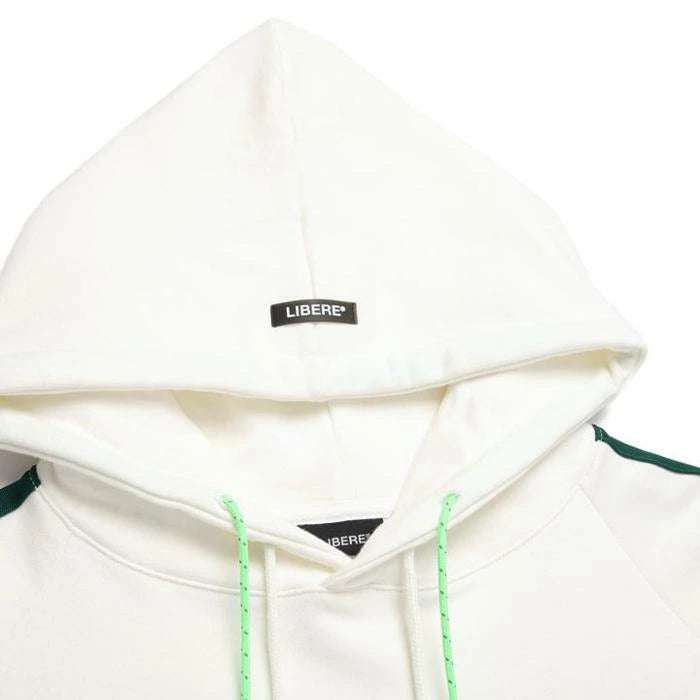 TAPE GYM SWEAT HOODIE / WHITE