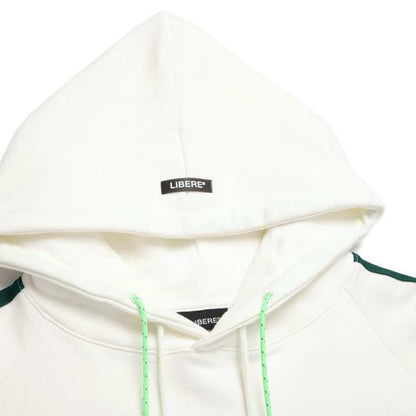 TAPE GYM SWEAT HOODIE / WHITE