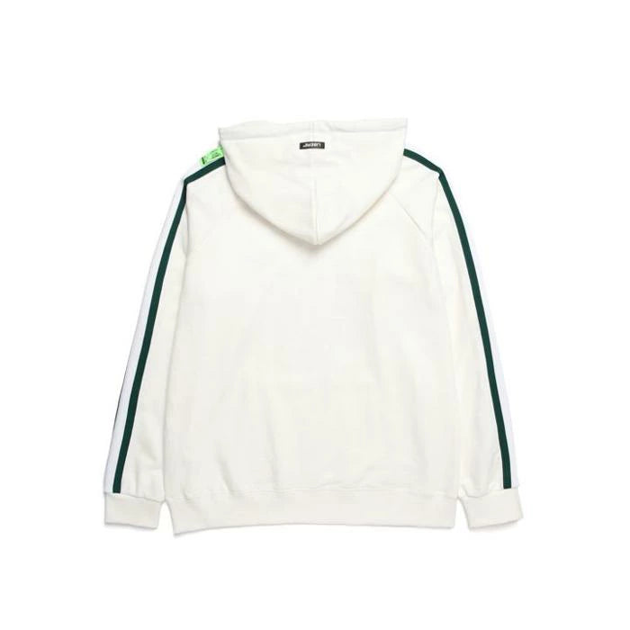 TAPE GYM SWEAT HOODIE / WHITE