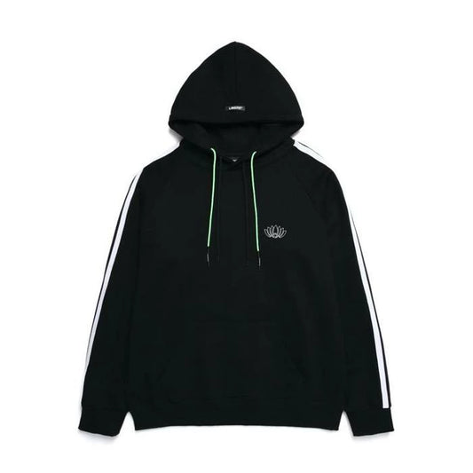 TAPE GYM SWEAT HOODIE / BLACK