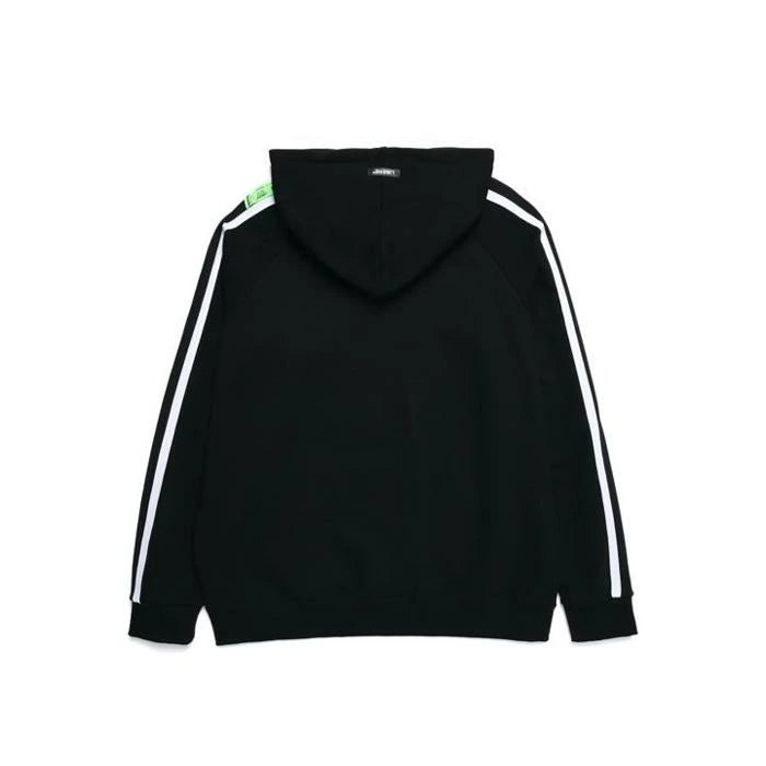 TAPE GYM SWEAT HOODIE / BLACK