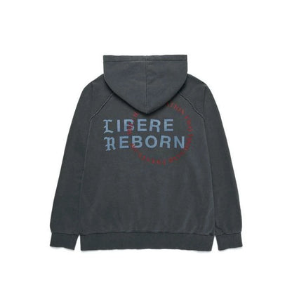 RB RAGLAN HOODIE / BLACK