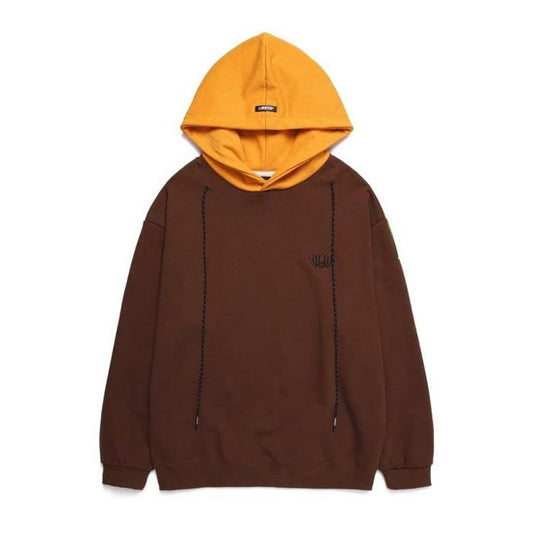 TWOFACE HOODIE / BROWN