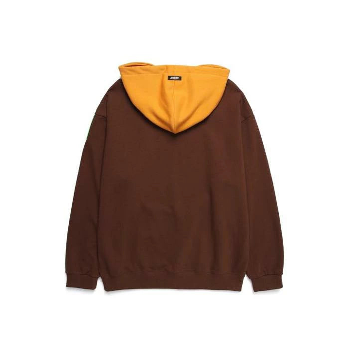 TWOFACE HOODIE / BROWN