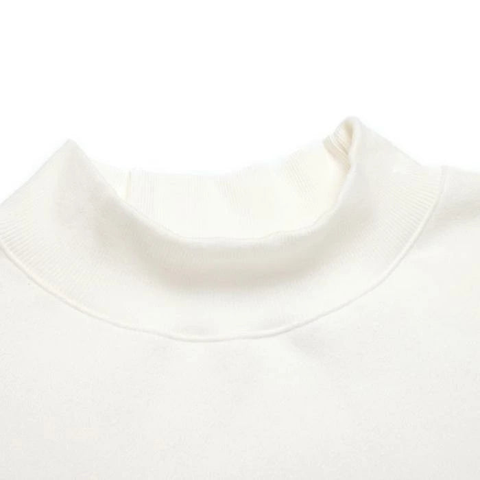 MOCKNECK SWEATSHIRTS / NATURAL WHITE