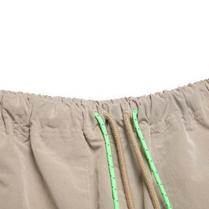 ZIP TRACK PANTS / BEIGE