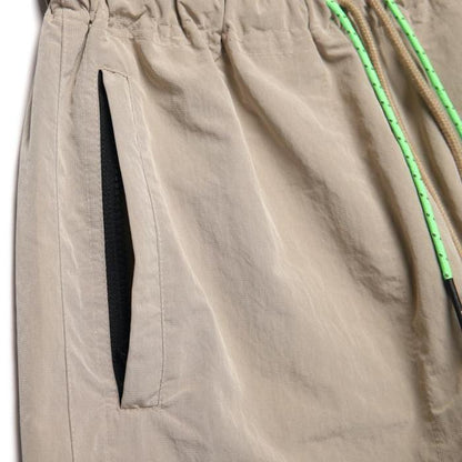 ZIP TRACK PANTS / BEIGE