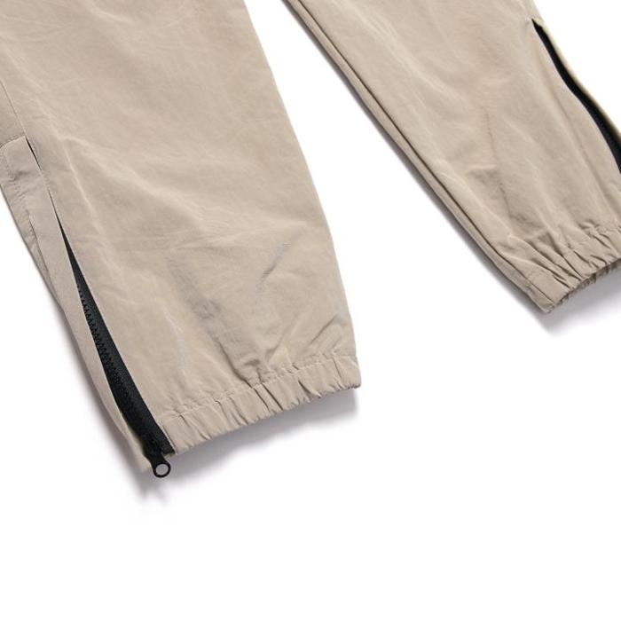 ZIP TRACK PANTS / BEIGE