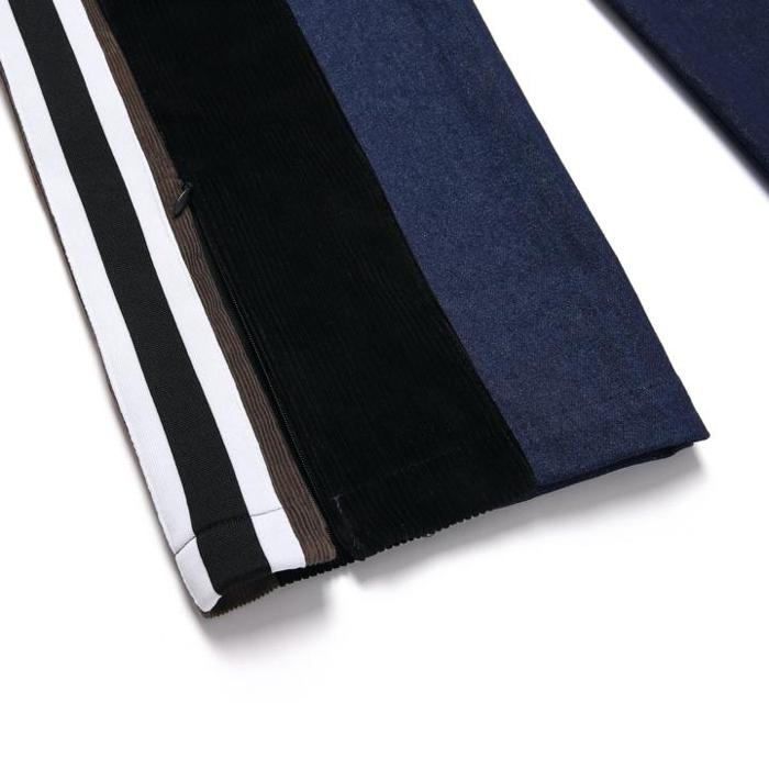 CZ WIDE ZIP PANTS / NAVY