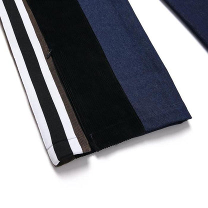 CZ WIDE ZIP PANTS / NAVY