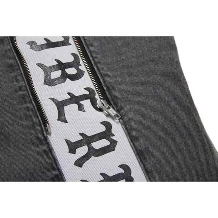 REBORN TWO FACE JEANS / BLACK