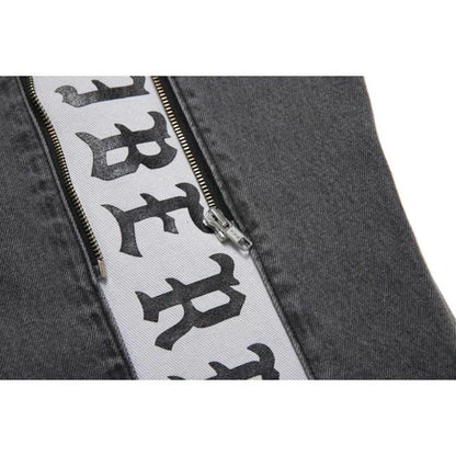 REBORN TWO FACE JEANS / BLACK