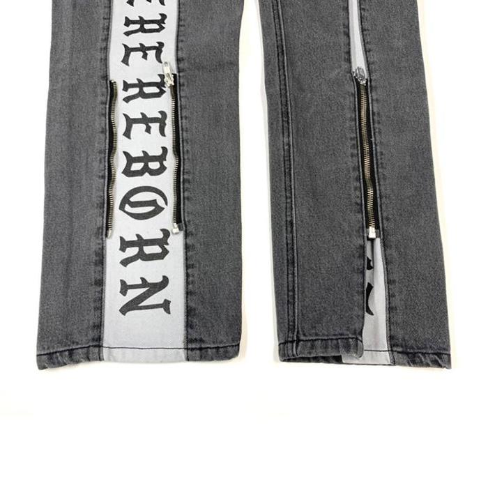 REBORN TWO FACE JEANS / BLACK