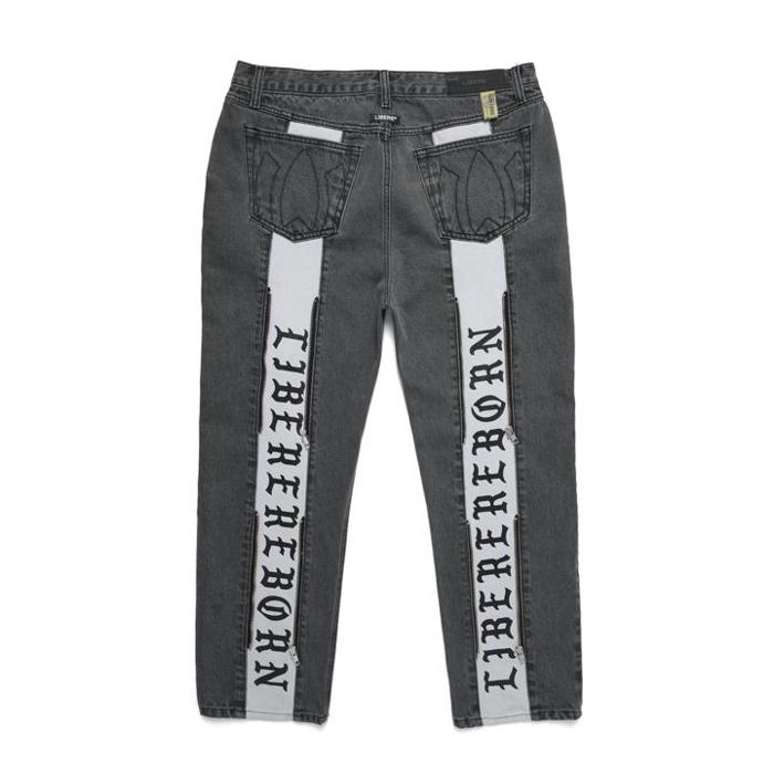 REBORN TWO FACE JEANS / BLACK