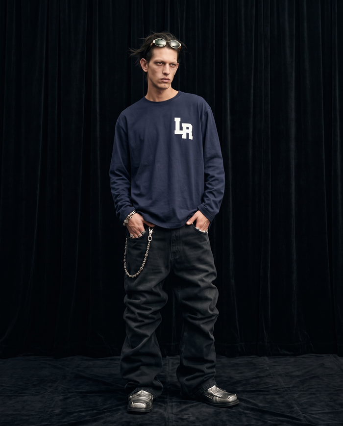 LR STANDARD LONG SLEEVE T-SHIRT / NAVY