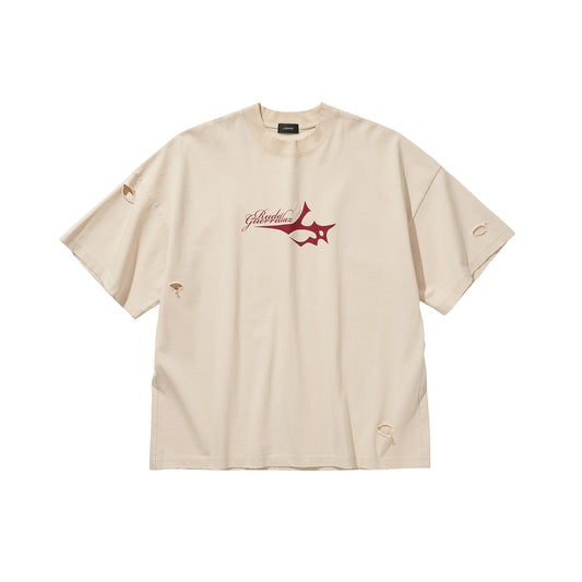 RUDE SS T SHIRT / BEIGE