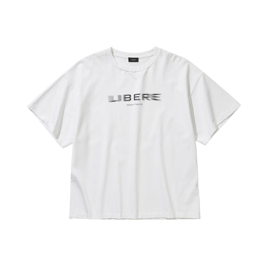 BLUR LOGO SS T SHIRT / WHITE