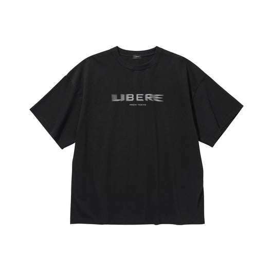 BLUR LOGO SS T SHIRT / BLACK