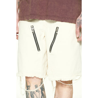WIDE SHORTS PANTS / WHITE