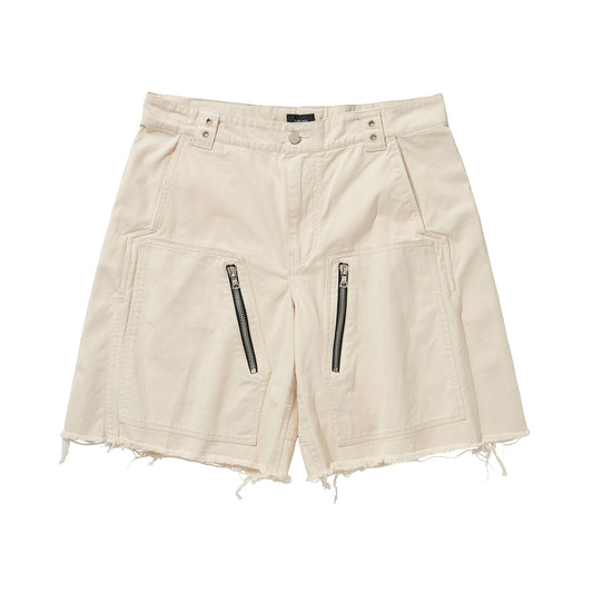 WIDE SHORTS PANTS / WHITE