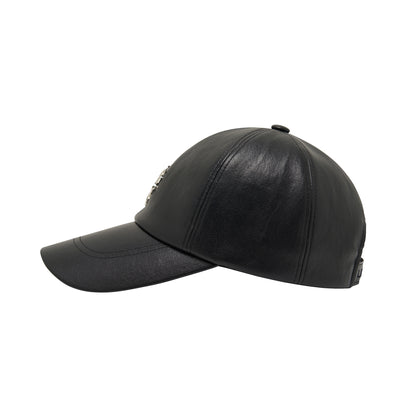 CLASSIC LEATHER CAP / BLACK