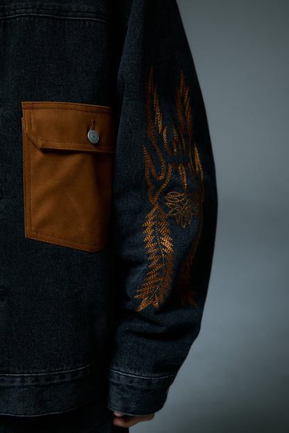 1950’s DENIM JACKET / BLACK