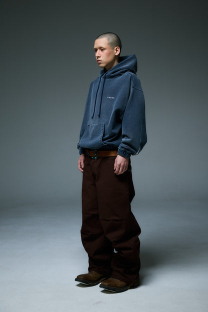 REFLECT LOGO HOODIE / NAVY