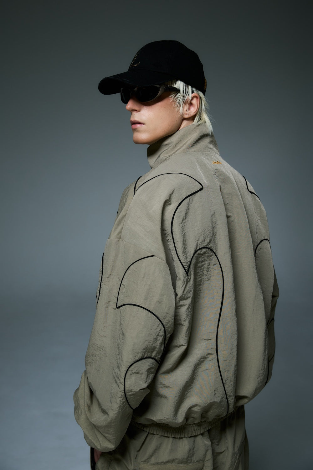 WESTERN FLAME TRACK JACKET / BEIGE