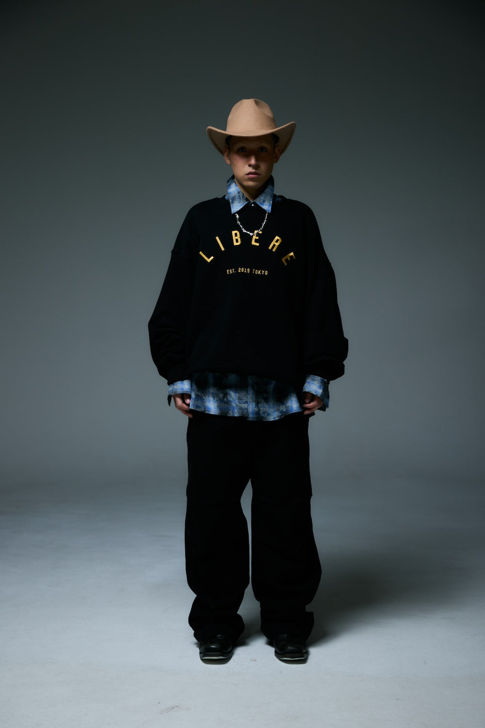 LOGO CREWNECK SWEAT / BLACK