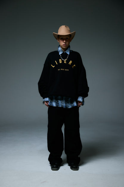 LOGO CREWNECK SWEAT / BLACK