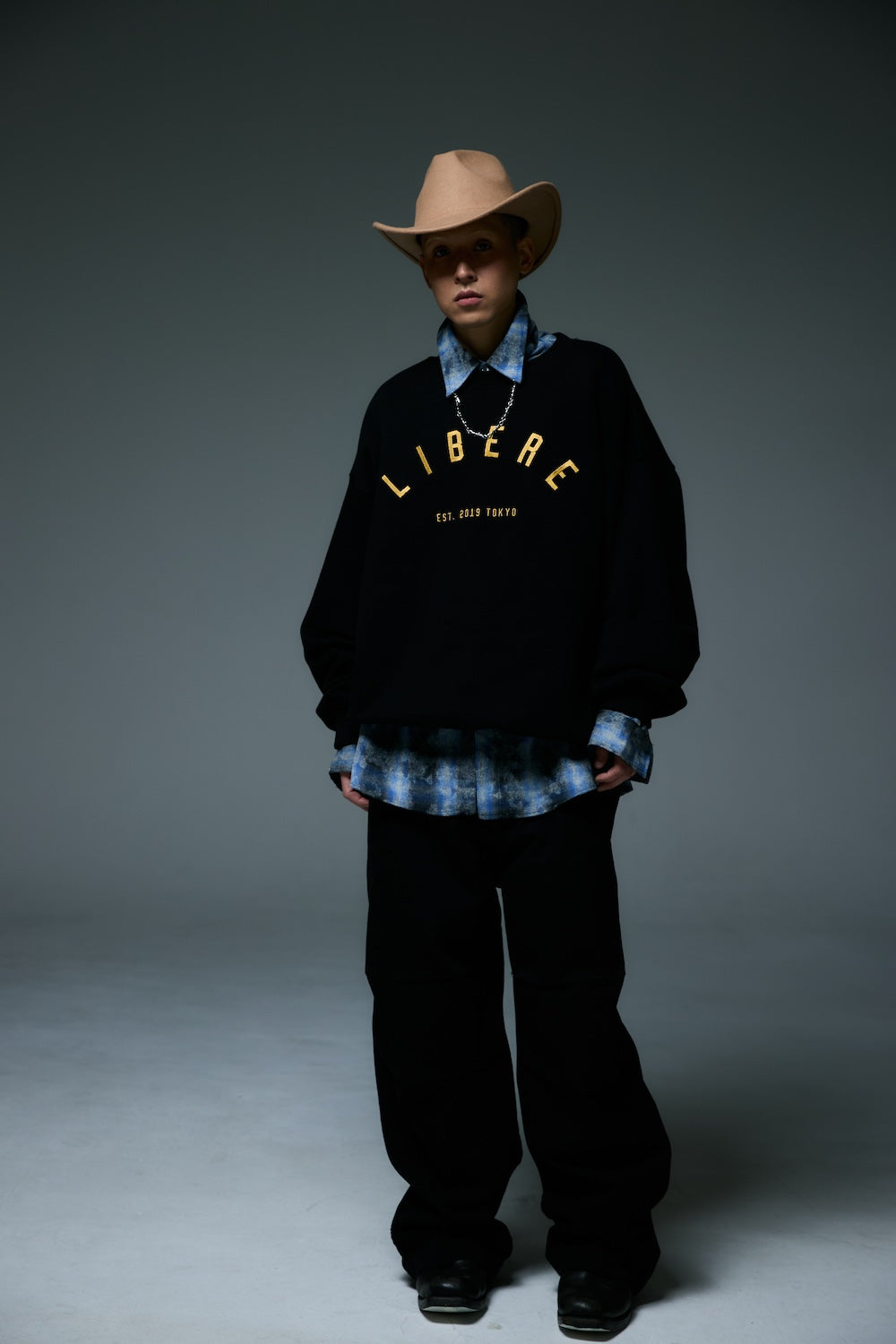LOGO CREWNECK SWEAT / BLACK