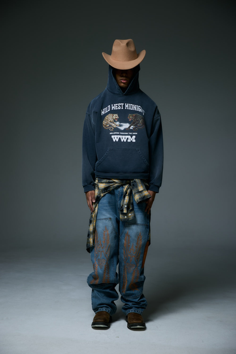 MIDNIGHT GALLOP HOODY / NAVY