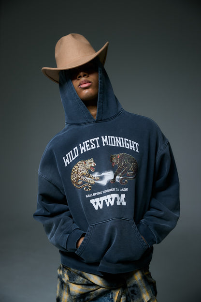 MIDNIGHT GALLOP HOODY / NAVY