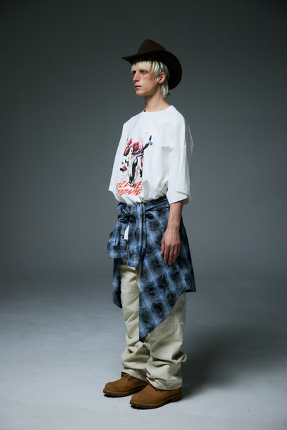 MIDNIGHT BISON T-SHIRTS / WHITE