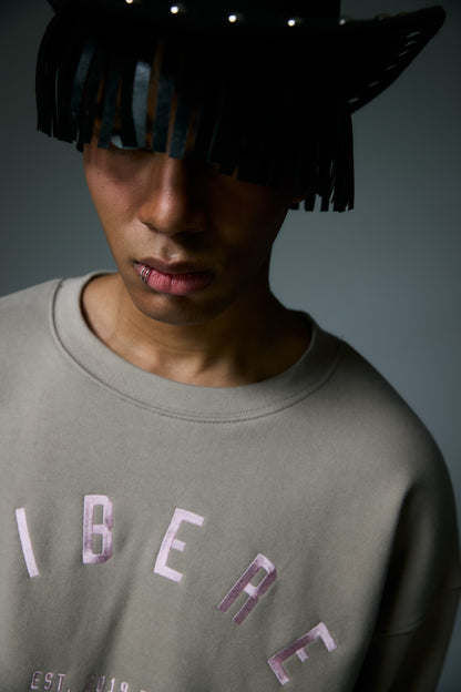 LOGO CREWNECK SWEAT / BROWN
