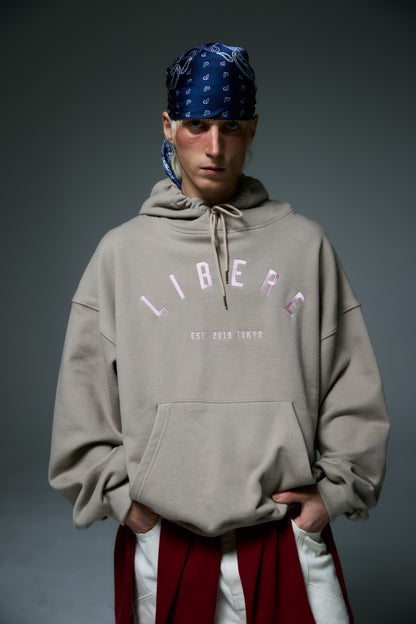 LOGO HOODIE / BROWN