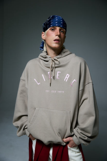 LOGO HOODIE / BROWN