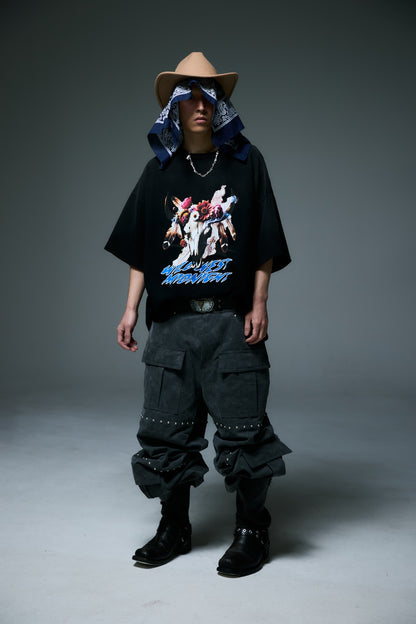 MIDNIGHT BISON T-SHIRTS / BLACK
