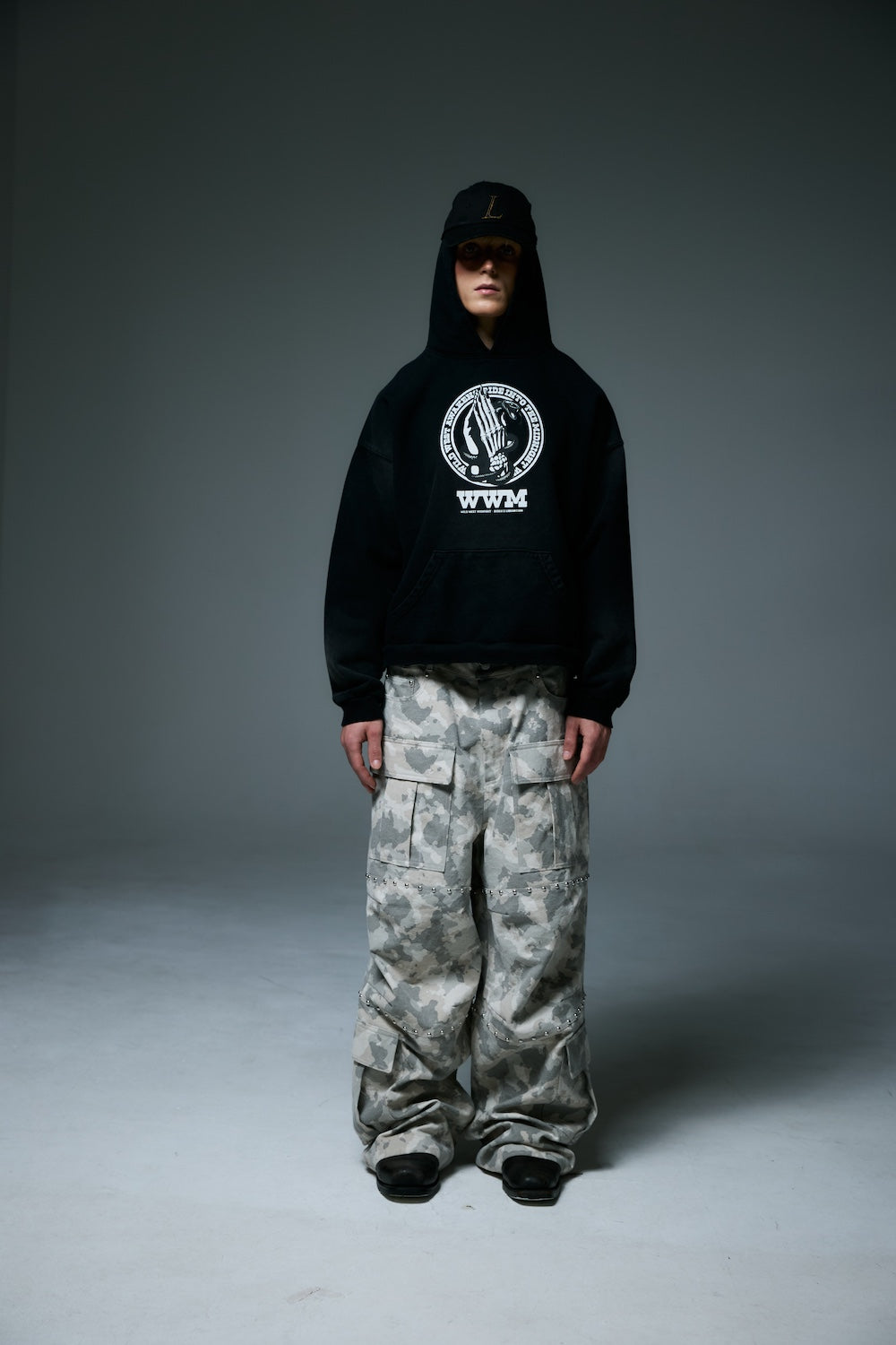HEBINORI HOODY / BLACK