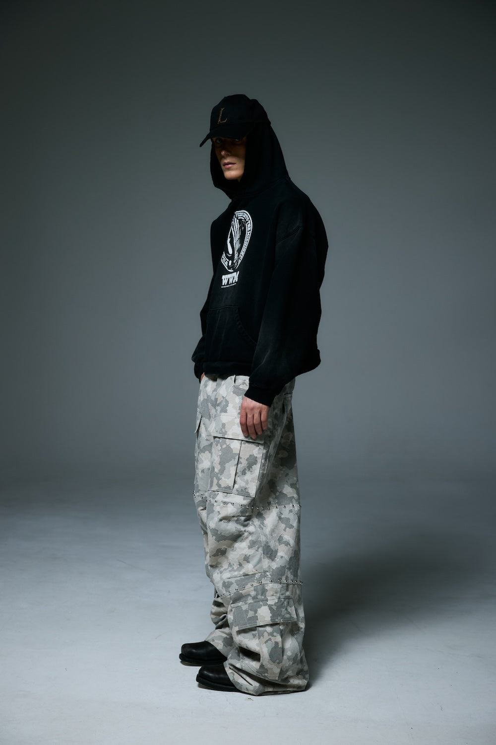 HEBINORI HOODY / BLACK
