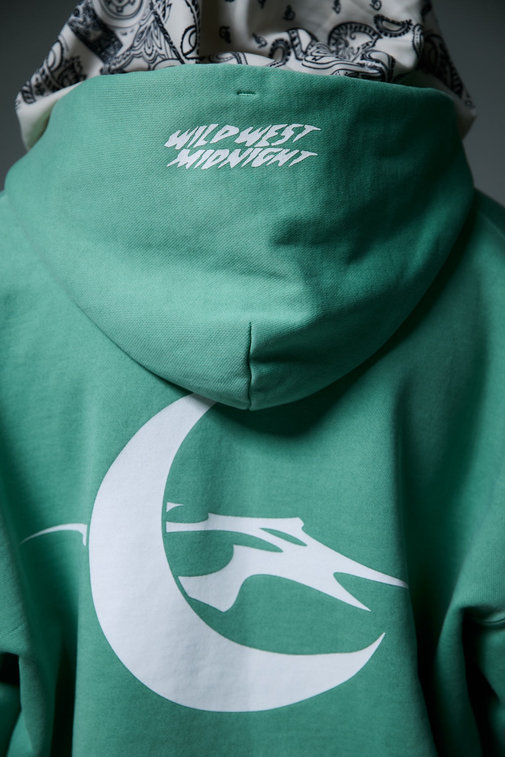 MIDNIGHT ZIP-UP HOOD / GREEN