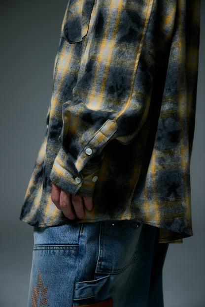 WESTERN OMBRE SHIRTS / YELLOW