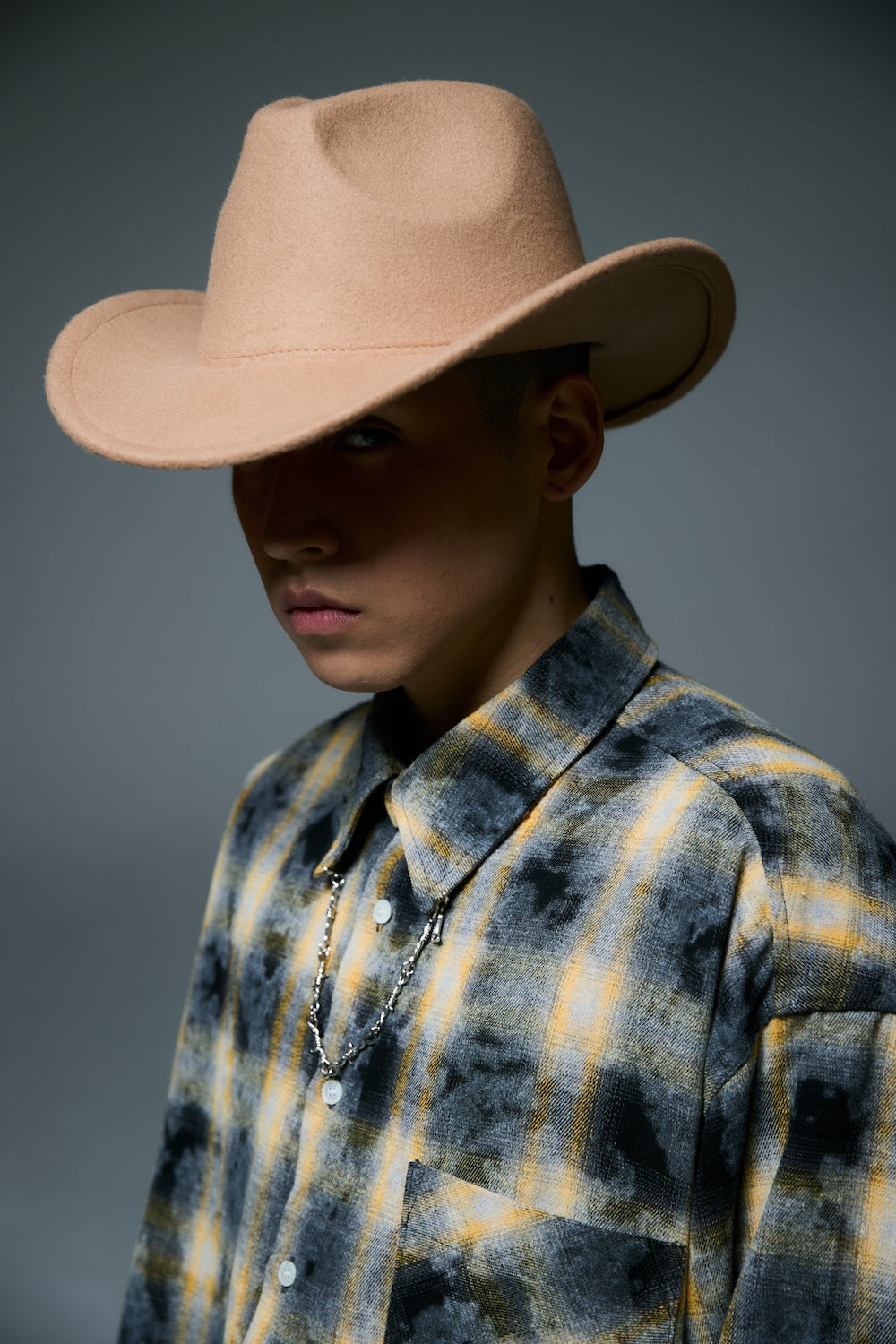 WESTERN OMBRE SHIRTS / YELLOW