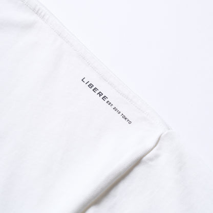 LIBERE LOGO T-SHIRTS / WHITE