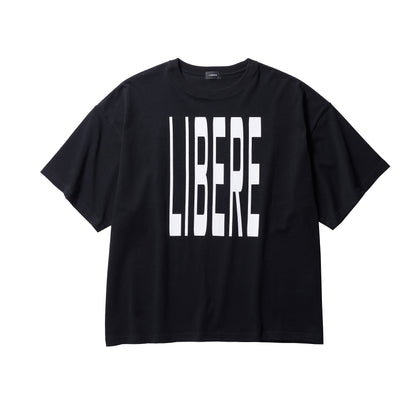 LIBERE LOGO T-SHIRTS / BLACK