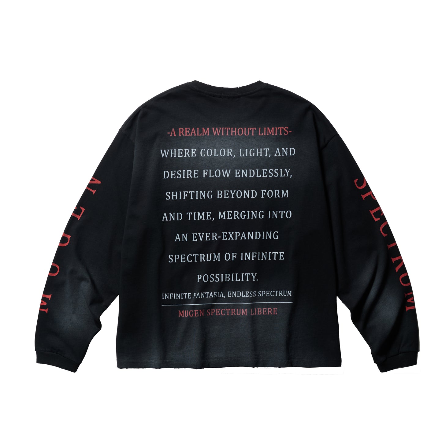 MUGEN LONG SLEEVE T-SHIRTS / BLACK