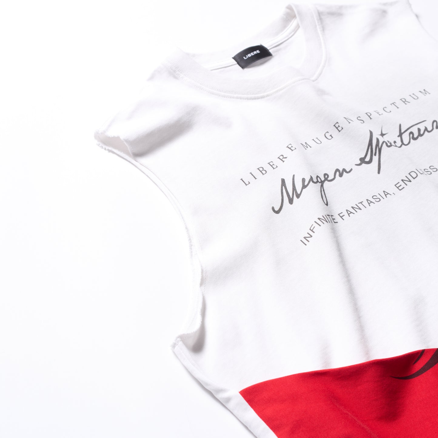 TRIBAL SLEEVELESS / WHITE