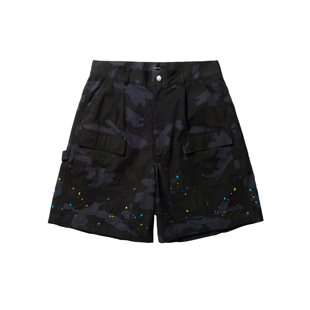 WIDE CROP CARPENTER PANTS / (BK)MILITARY CAMO